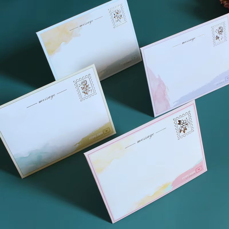 New Romantic Flower Birthday Christmas Card 3D Pop-Up Greeting Cards Set Postcard Party Wedding Decor Creative Gifts Cards